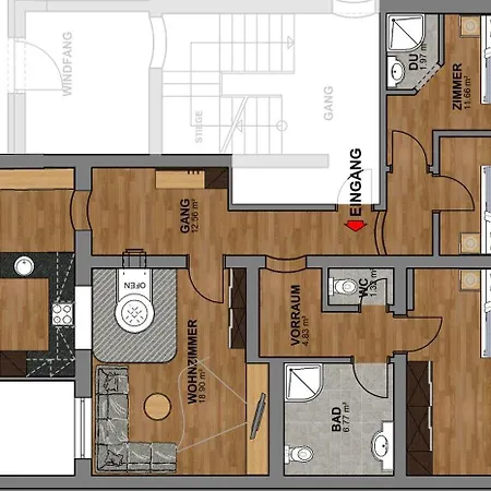A Casa Bernstein Lejlighed